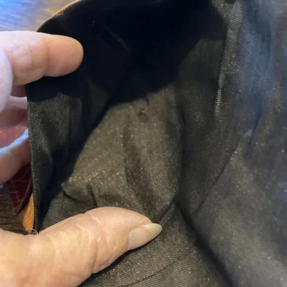 Vintage multicolor leather clutch/wallet - Picture 9 of 9